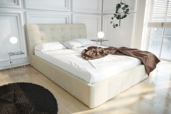 Pesukastiga voodi Heaven 180x200 cm, beež