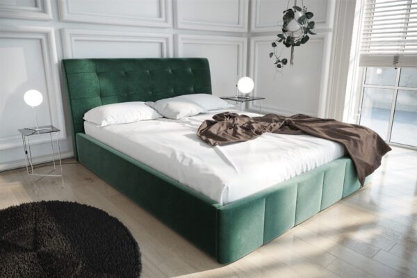 Pesukastiga voodi Heaven 180x200 cm, roheline