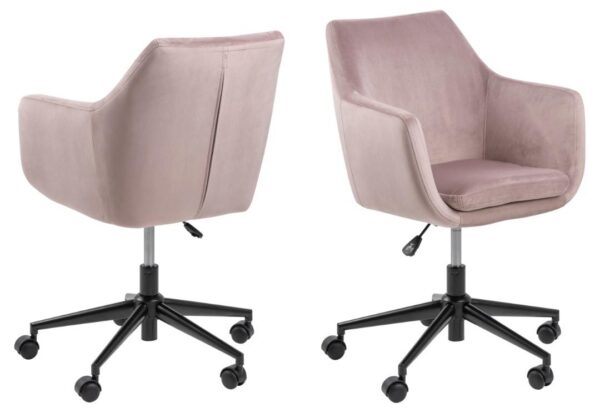 Kontoritool NORA, roosa