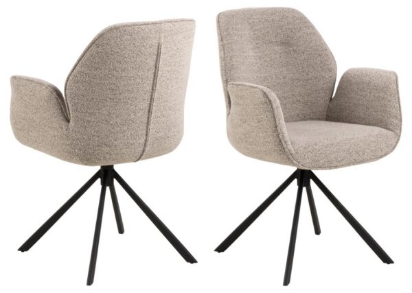 Söögitool AURA käetoega, beež