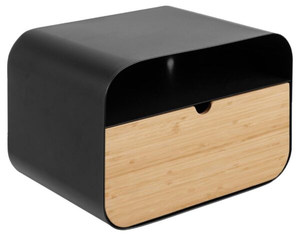 Öökapp JOLIET ovaalne seinale kinnitatav, must