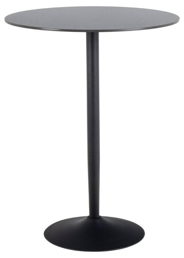 Baarilaud MALTA ümmargune, must