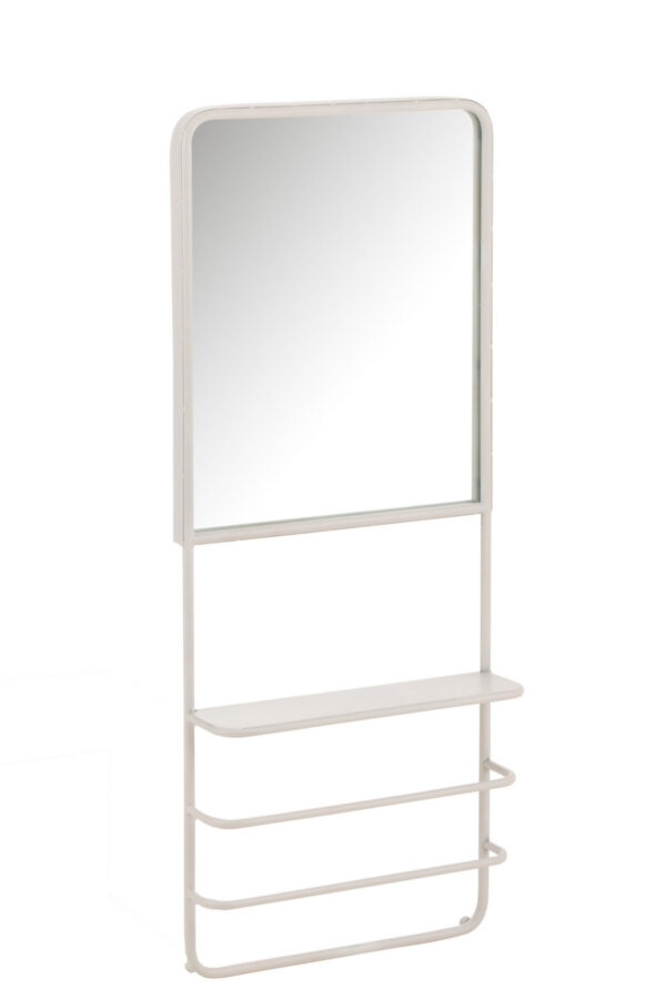 Eskuriiul RATUS peegliga, valge