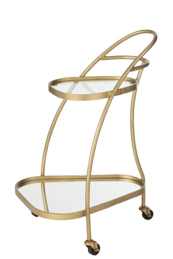 Serveerimislaud LEANOR kolmnurkne, kuldne