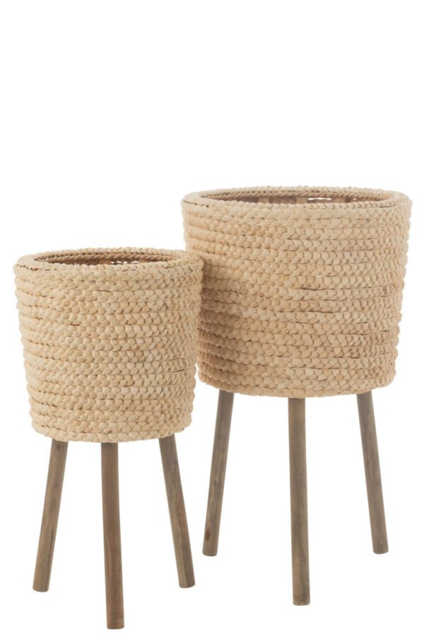 Lillepotid MONTONY 2tk, naturaalne