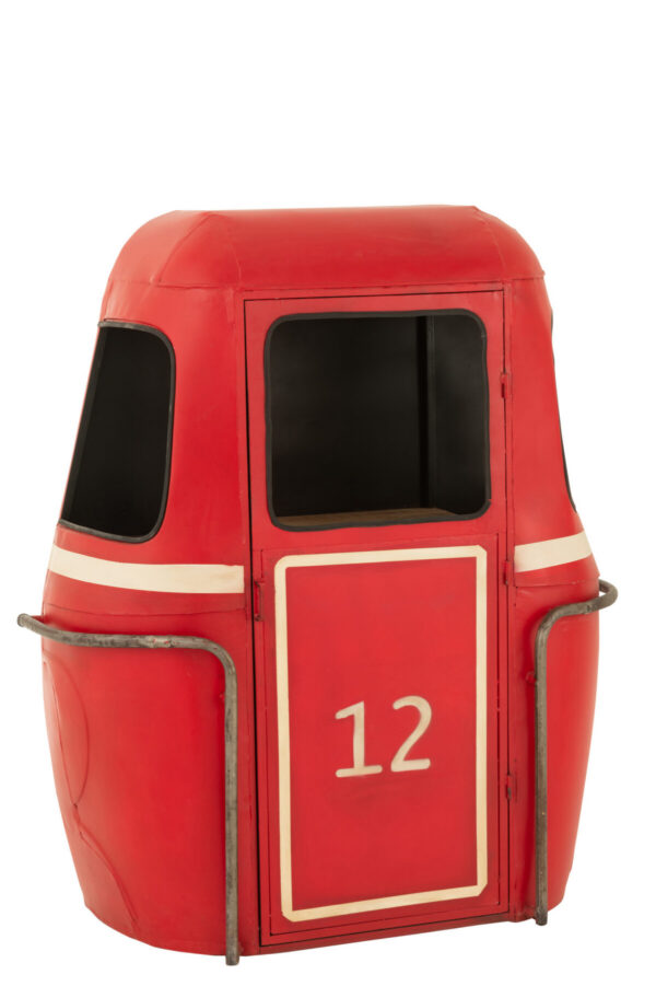 Baarilett WAGON, punane/valge