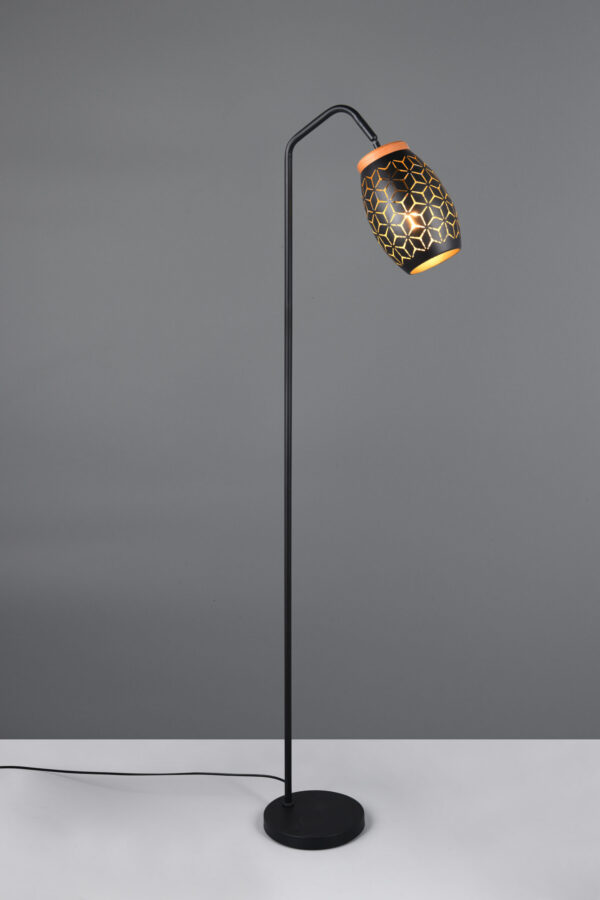 Põrandalamp Bidar, must