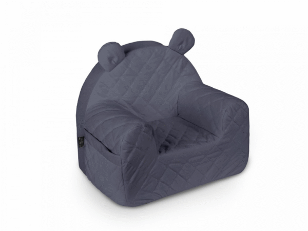 Laste tugitool VELVET taskutega, tumesinine