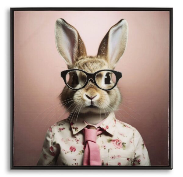 Maal BUNNY 62,5x62,5x2,8cm, mitmevärviline