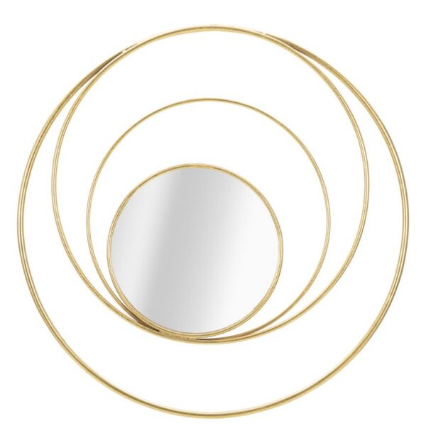 Peegel ARC Ø80x3,5cm, kuldne