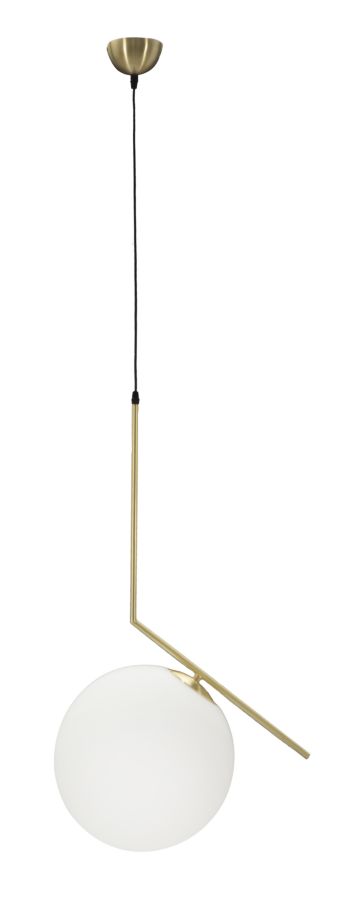 Laelamp GLAMY 50x30x100, kuldne/valge