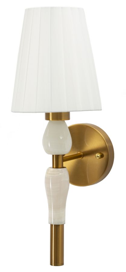 Seinalamp BUDAPEST 16x20x46 cm, kuldne/valge