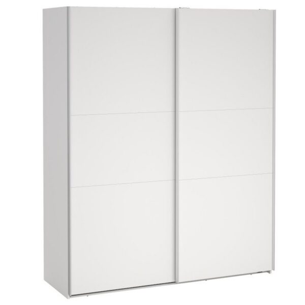 Riidekapp COMO 2-ukseline lükandustega, valge