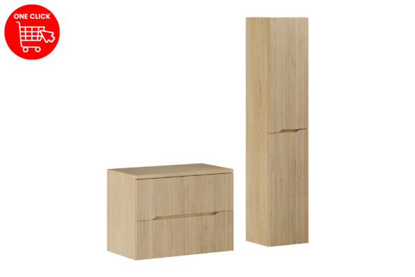 Komplekt CREMONA 80 cm kõrge kapiga, Cremona tamm