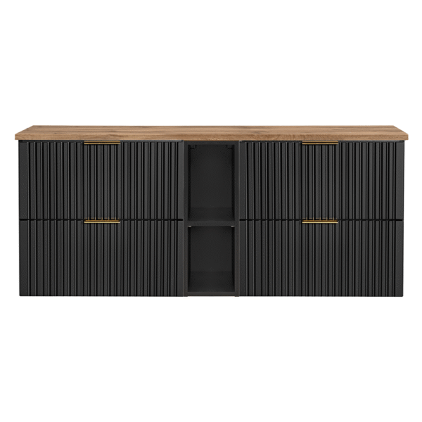 Mööblikomplekt ADEL BLACK 140 cm, matt must