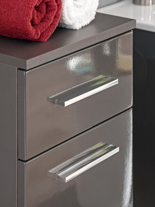 Alumine kapp 30 cm 1 uks 1 sahtel, grafiit