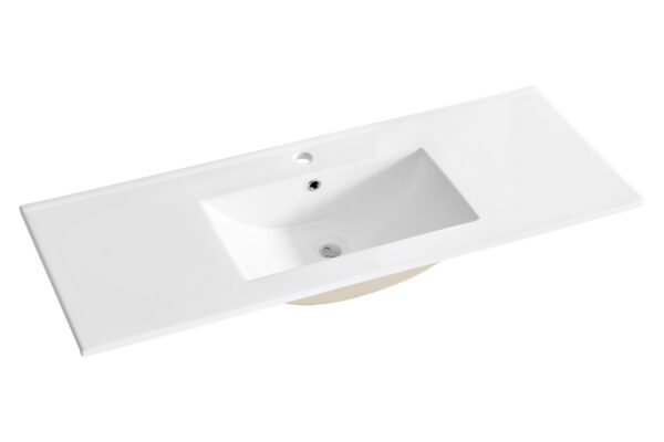 Valamu LAVA 120 cm, läikiv valge