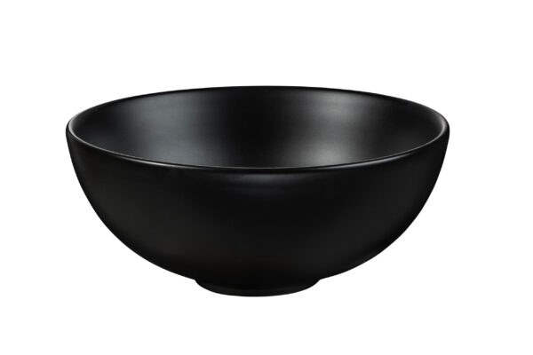 Kraanikauss ümmargune matt, must