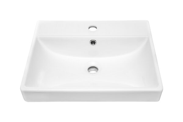 Kraanikauss RITA 50 cm, läikiv valge