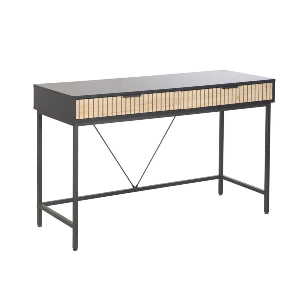 Kirjutuslaud HELVE 120x48xH76cm, must/hele puit