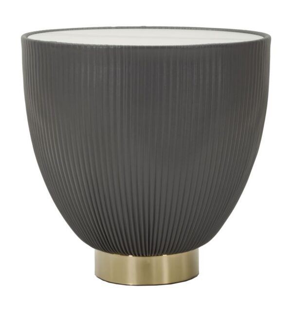 Abilaud ELGE Ø 46x45 cm, tumehall/kuldne