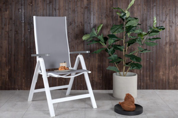 Aiatool ALBANY 5-asendiga 2tk komplektis, valge/hall