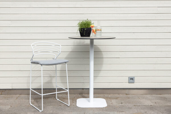 Aialaud MILANO ø70cm, hall/valge