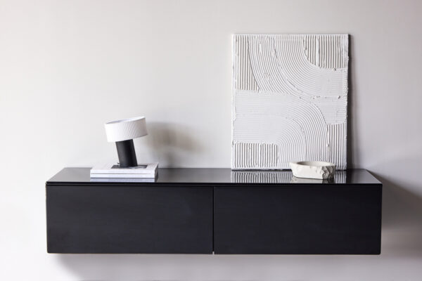 TV-alus FRISTAD 160x45x35 cm, must