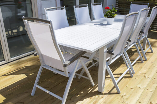 Aiatool ALBANY 5-positsiooniline, valge