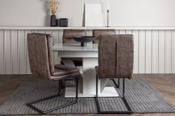 Söögitoa komplekt DISA&ZIZO 4 tooli pikendatav