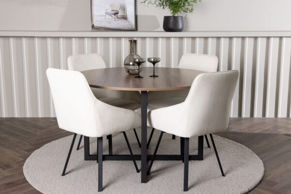 Söögitoa komplekt DURANGO&ROSIE 4 tooliga