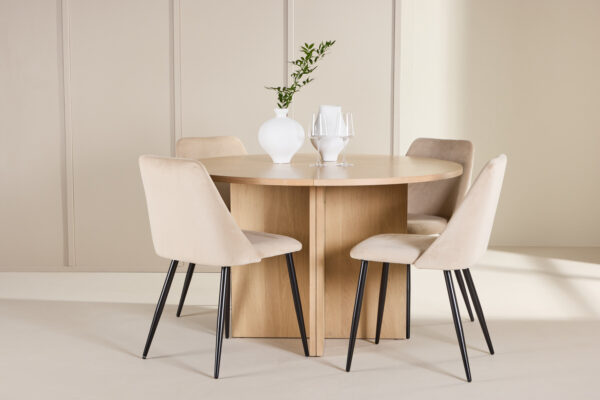 Söögitoa komplekt STRADA&NIGHT 4 tooliga